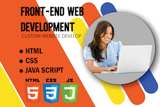 professional frontend web developer for stunning, responsive websites