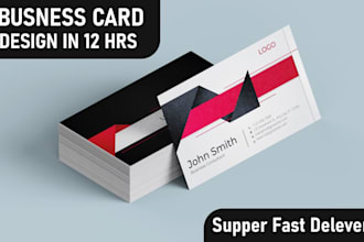 design modern luxury business card for you in 12 hours
