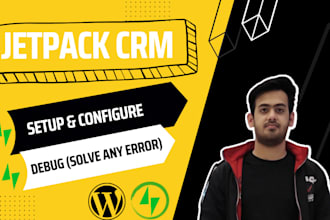 do jetpack CRM setup, customization and error fixing on wordpress
