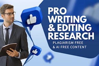 do reports, essay writing, editing,  proofreading upto 12000 words