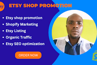 promote etsy shop, shopify, etsy SEO, ebay, email marketing, shopify marketing