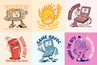 draw a cartoon character mascot illustration