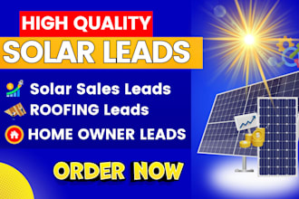 provide fresh,high quality solar leads and roofing leads from google maps