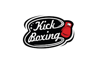 make kick boxing and martial arts logo