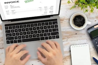 manage accounts payables receivables, invoicing book keeping on excel or erp