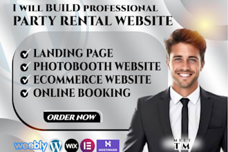 do instabooth photo booth website party rental website with online booking