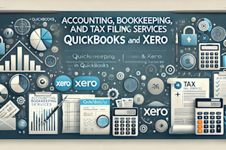 setup, reconciliation, and bookkeeping on quickbooks and xero