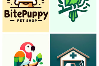 design a custom pet or vet logo for your brand