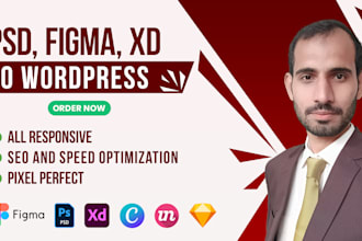 convert your PSD to wordpress SEO friendly website