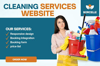 build cleaning service website, cleaning website, booking koala website,launch27