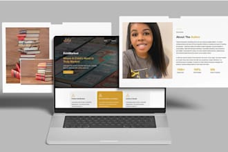 design, author website, book author website, ebook website, book website