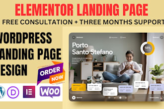 create responsive landing page for business website