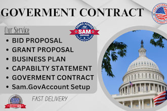 find government contract, bid proposal rfq, rfi, rfp and grant writing