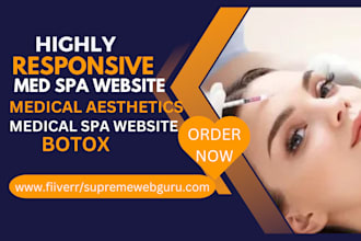 medical spa website med spa website medical aesthetic website wordpress or wix