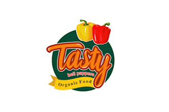 make corporate professional organic food logo