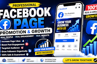 grow your facebook page following fast organically