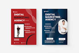create unique flyer from own idea for your business