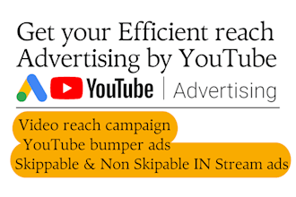 setup youtube video ads promotion by google ads adwords to efficient reach