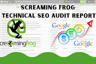 do screaming frog technical SEO audit report and fix errors