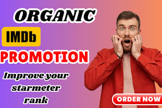 imdb promotion imdb starmeter imdb profile imdb marketing starmeter rank boost