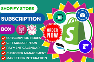 do shopify store subscription box seal recharge subify loop paywhirl app