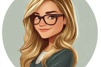 do funny cartoon character, caricature, logo, portrait