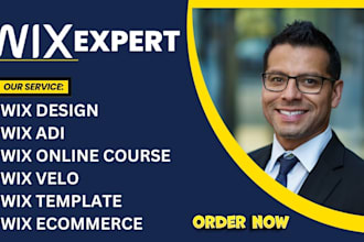 fix wix online course wix adi wix velo wix template wix design