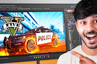 design the perfect gaming youtube thumbnail in just 1h