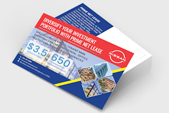 do real estate postcard and promotional eddm postcard design