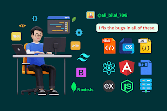 fix javascript, nodejs, typescript, reactjs, angular issues