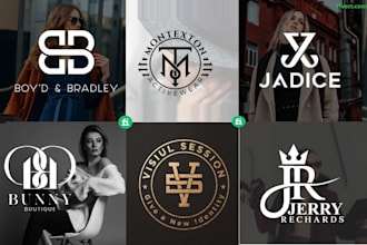 design luxury fashion clothing brand, apparel and boutique fashion logo design