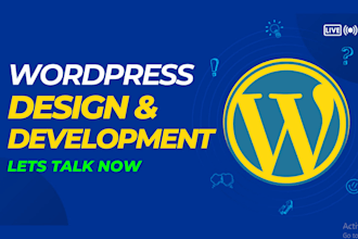 script write educational pager website, online course wordpress website design