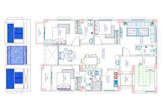 be your architect, draftsman for house plan, 2d floor