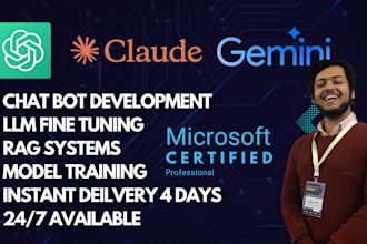 develop advanced ai application using chatgpt claude gemini or llm of choice
