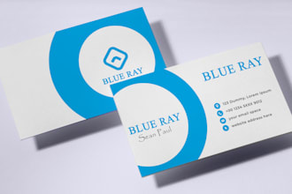 design clean professional business card