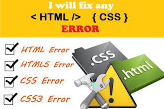 help edit html, css, js and modify or fix bugs in website
