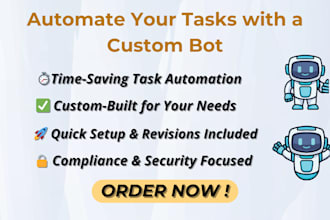 build a custom automation bot to save you time