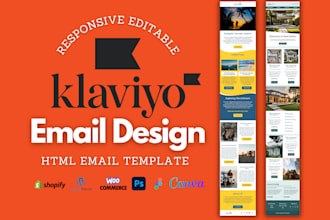 design klaviyo email template for email marketing