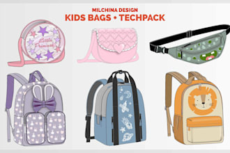kids hand bag and backpack