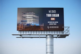 do signage design, billboard, yard, roll up and outdoor banners