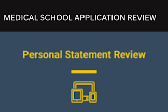 edit your medical school personal statement and application
