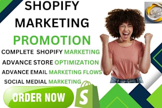 do shopify marketing  promotion advanced email flows store optimization