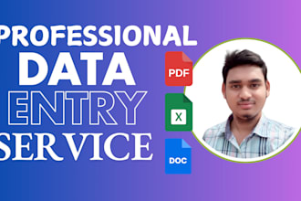 do data entry, typing job, copy paste, web research