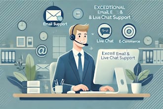 be your customer support representative for live chat and email support