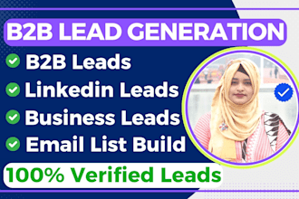 do b2b lead generation, prospect email list building, and business lead scraping
