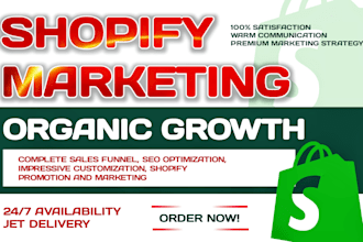 do shopify store marketing promotion email and klaviyo sales funnel
