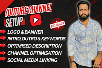 create and setup youtube channel