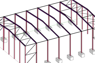 do steel warehouse design and analysis for your project