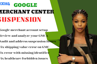 fix google merchant center suspension and misrepresentation for maximum ROI