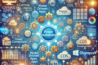 provide custom power apps, power automate, power bi, and virtual power agent